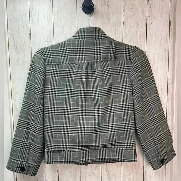 Guess 3/4 Sleeve Jacket size Small Black/White Fall/Winter - Picture 3 of 14